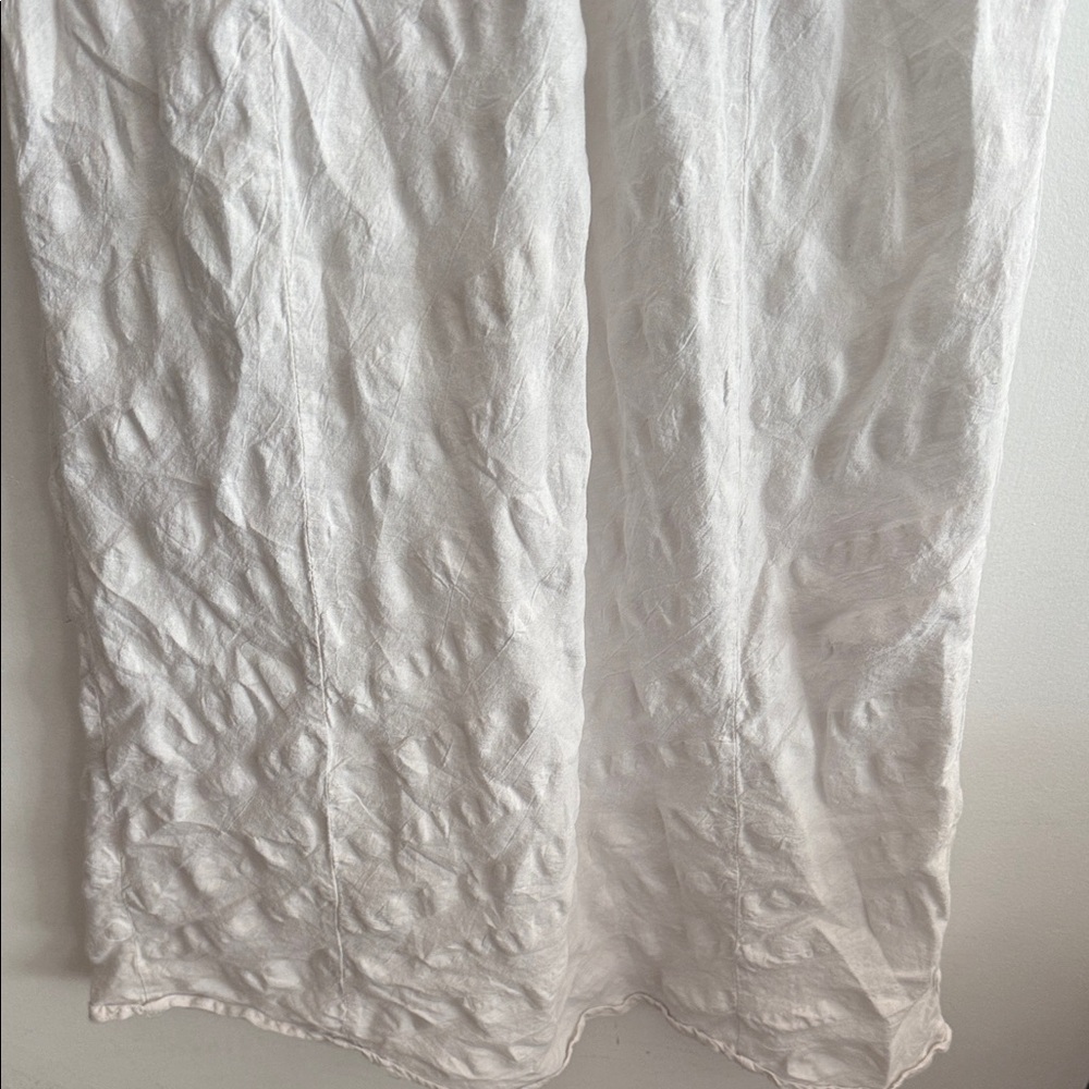 Free People Size Medium Free-est Natalya Solid Midi Dress in Ivory - Picture 14 of 16